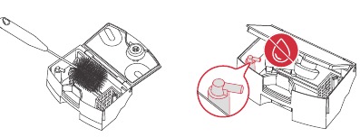 Dagelijks onderhoud (robot) - Afvalwaterbak - Stap 2