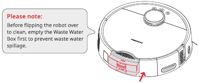 Dagelijks onderhoud (robot) - Afvalwaterbak - Stap 3