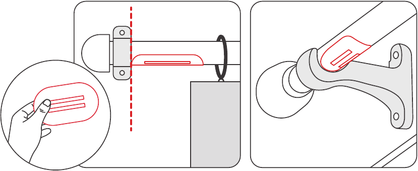 Installatie - Installeer de magneetbevestiging - Stap 2