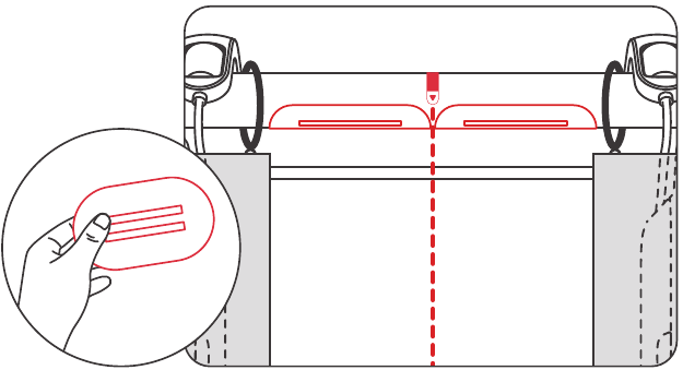 Installatie - Installeer de magneetbevestiging - Stap 6