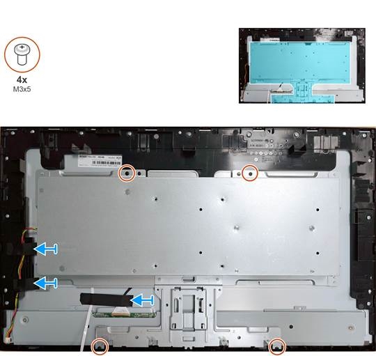 Het metalen frame installeren - Stap 1