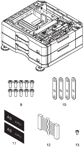 BP-CS11/BP-DE11 - Uitpakken - Stap 2