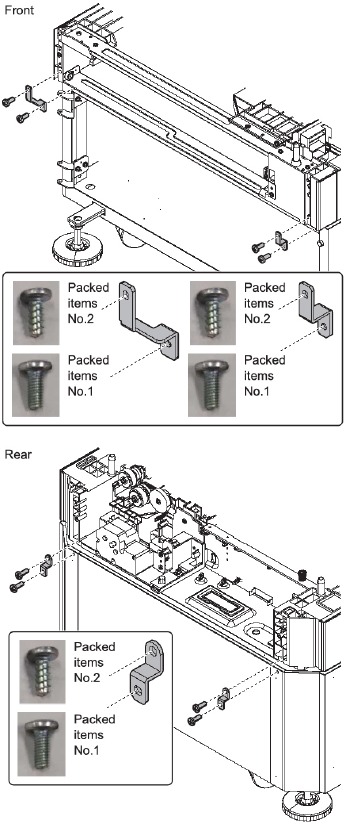BP-DS12/DS13 (HIGH/LOW STAND) - Installatie - Stap 4