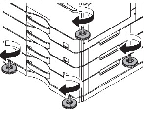 BP-DS12/DS13 (HIGH/LOW STAND) - Installatie - Stap 7