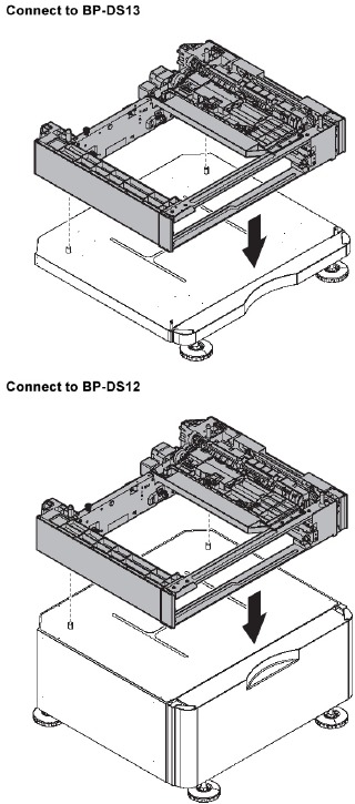 BP-DS12/DS13 (HIGH/LOW STAND) - Installatie - Stap 2
