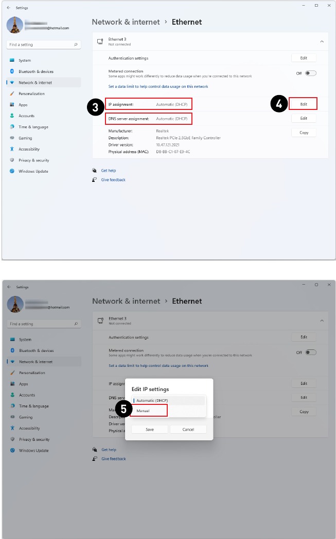 Windows 11-bewerkingen - Netwerkverbindingen - Stap 5