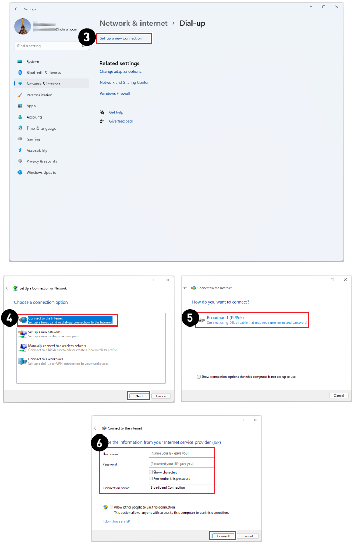Windows 11-bewerkingen - Netwerkverbindingen - Stap 8