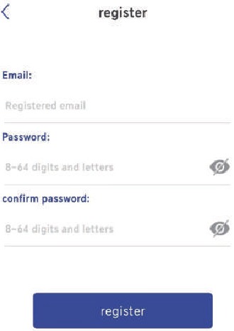 APP downloaden - Registratie van login-ID - Stap 2