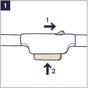 Het product inklappen - Stap 1