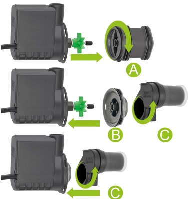 Installatie voor systeem Compact/Standard H/Jumbo