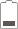 Pictogram van een bijna lege batterij