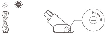 De elektrische mijtenborstel reinigen - Stap 2