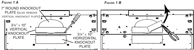 Unit voorbereiden voor installatie met leidingen - Stap 1