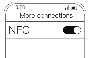 Opstarten van NFC-modulefunctie - Stap 1