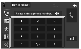 Bellen door een telefoonnummer in te voeren