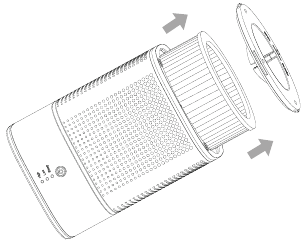 Filter vervangen - Stap 1