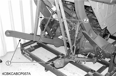 Tractor hijsen - Stap 1