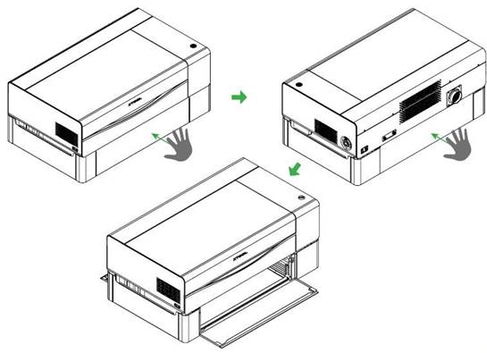 Monteer de transportbandinvoer - Stap 24