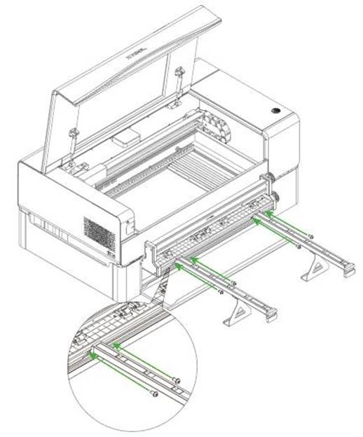 Monteer de transportbandinvoer - Stap 38