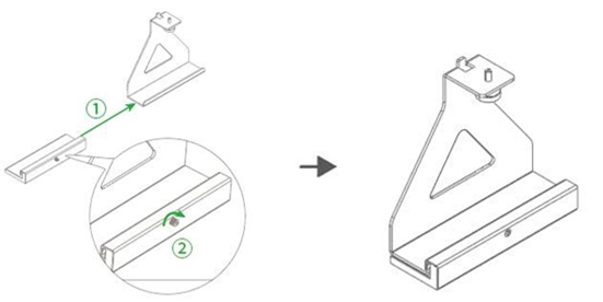 Monteer de transportbandinvoer - Stap 9