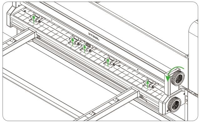Gebruik de transportbandinvoer - Stap 3