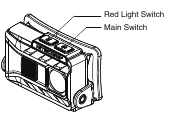 Nitecore NU25 schakelaars