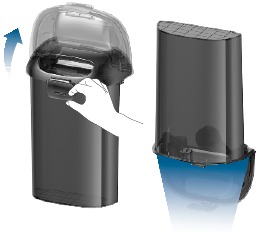 Vuilwatertank legen