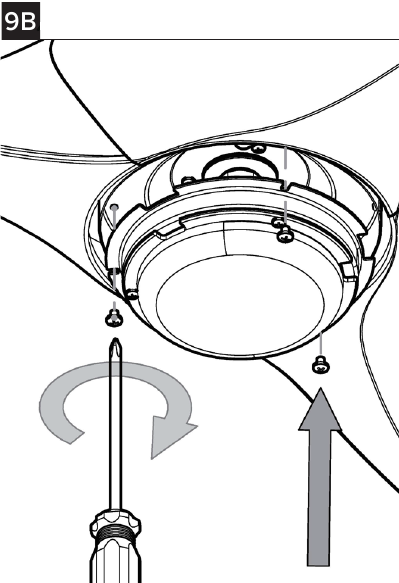 De LED-verlichtingsmodule installeren - Stap 2