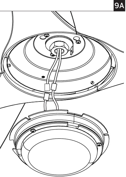 De LED-verlichtingsmodule installeren - Stap 1