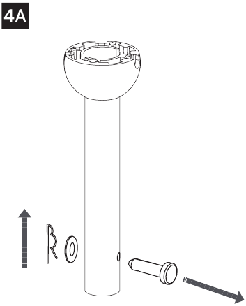 De ventilator ophangen - Stap 1