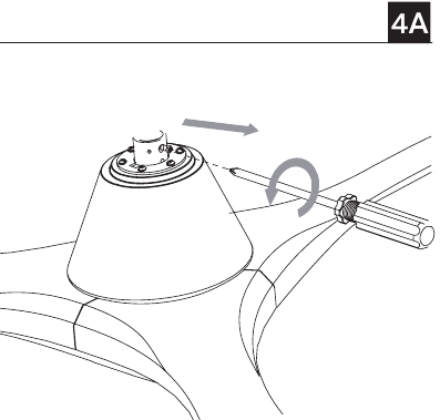 De ventilator ophangen - Stap 2