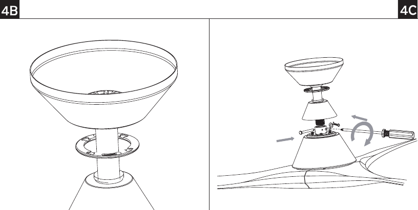 De ventilator ophangen - Stap 3