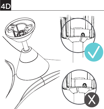 De ventilator ophangen - Stap 4