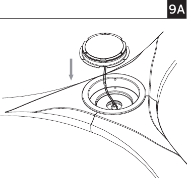 De LED-armatuurmodule installeren - Stap 3