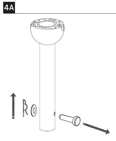 De ventilator ophangen - Stap 1
