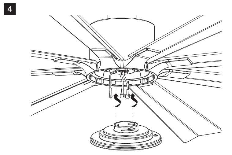 De ventilator monteren - Stap 2