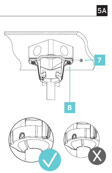 De ventilator ophangen - Stap 2