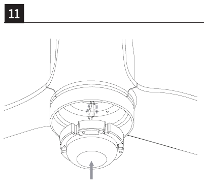 De armatuurmodule/PC-kap installeren - Stap 1