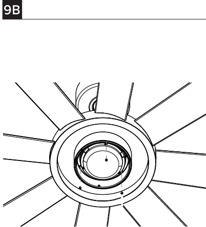 De LED-armatuurmodule installeren - Stap 3