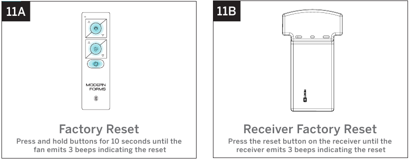 Resetten - Stap 1