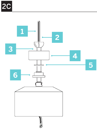 De ventilator ophangen - Stap 4