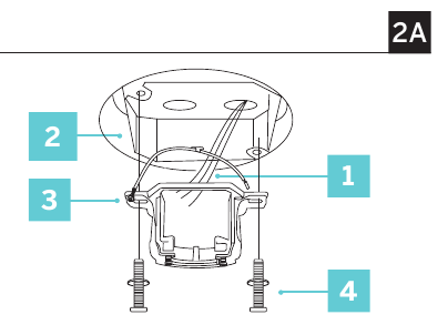 De ventilator ophangen - Stap 2