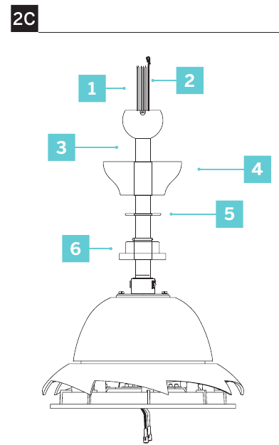 De ventilator ophangen - Stap 4