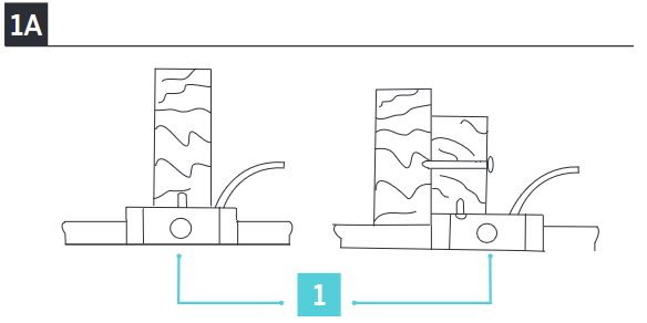 Montage-opties - Stap 2