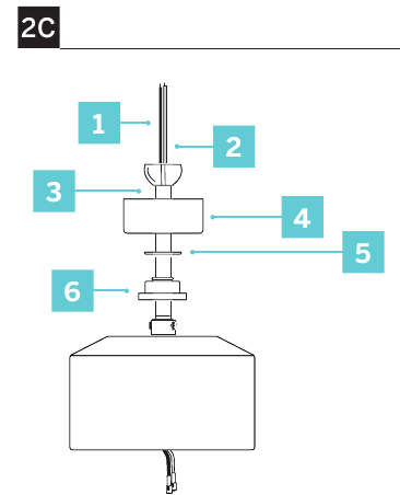 De ventilator ophangen - Stap 4