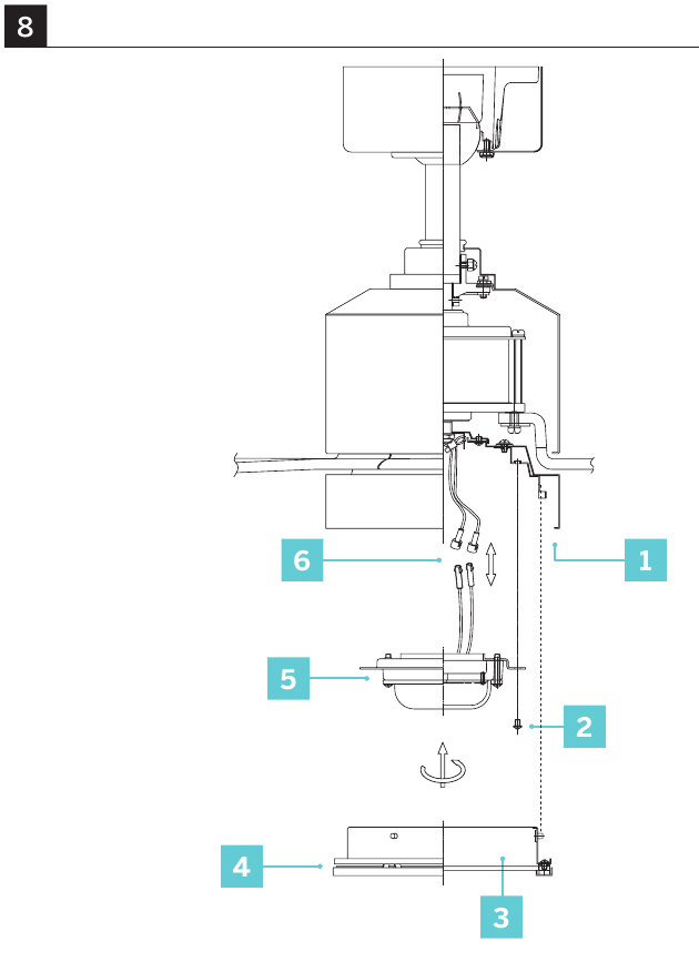 De LED-armatuurmodule installeren
