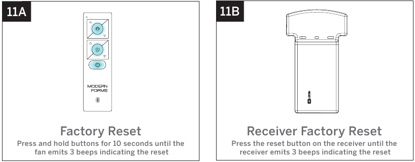 Resetten - Stap 1