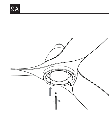 De led-armatuurmodule installeren - Stap 3