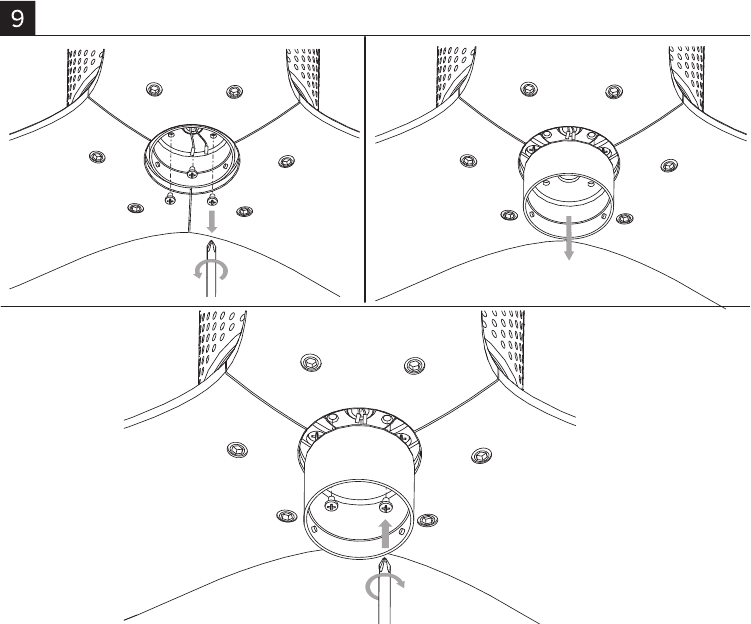 De led-verlichtingsmodule installeren - Stap 1