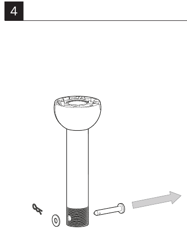 De ventilator ophangen - Stap 1